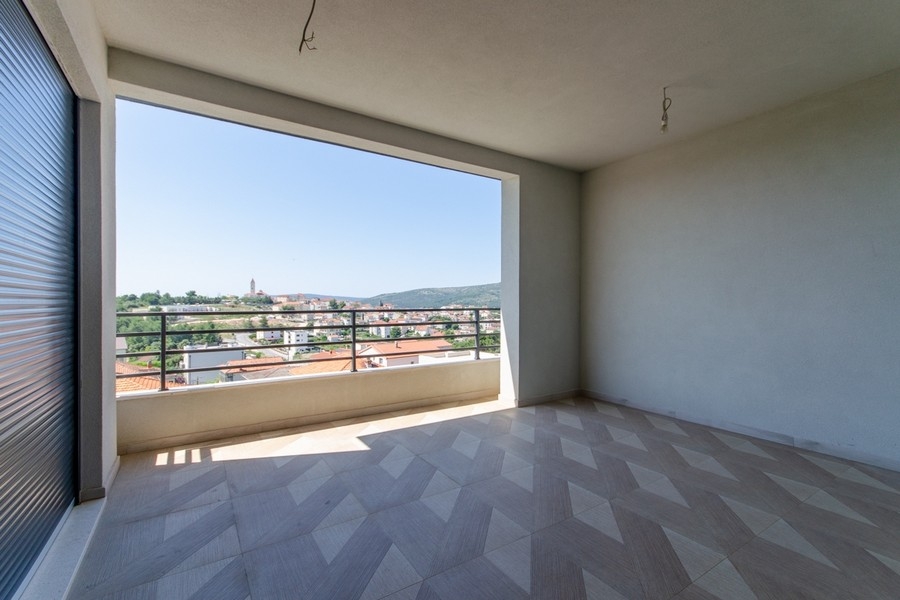 Loggia avec vue sur Seget Vranjica et Trogir
