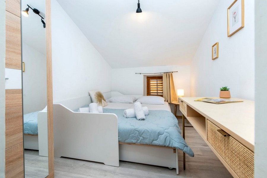 Deuxième chambre avec lit supplémentaire