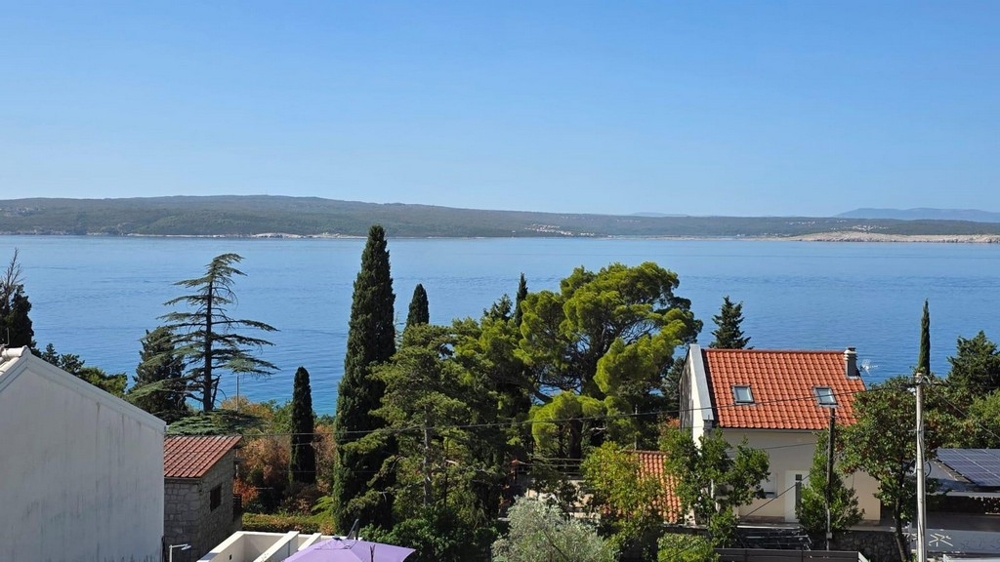 Vue mer sur le golfe du Kvarner en Croatie