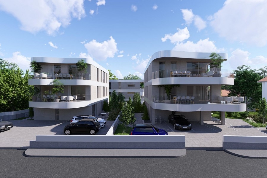 Résidence à Krk de quatre logements, visualisation de l'accès