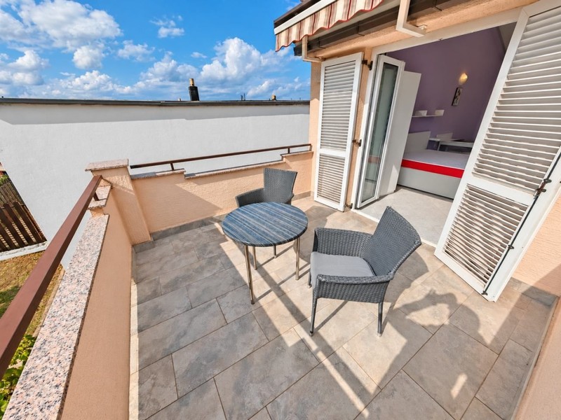 Terrasse devant le studio
