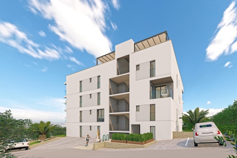 Appartement au rez-de-chaussée avec terrasse sud à Ciovo, Dalmatie