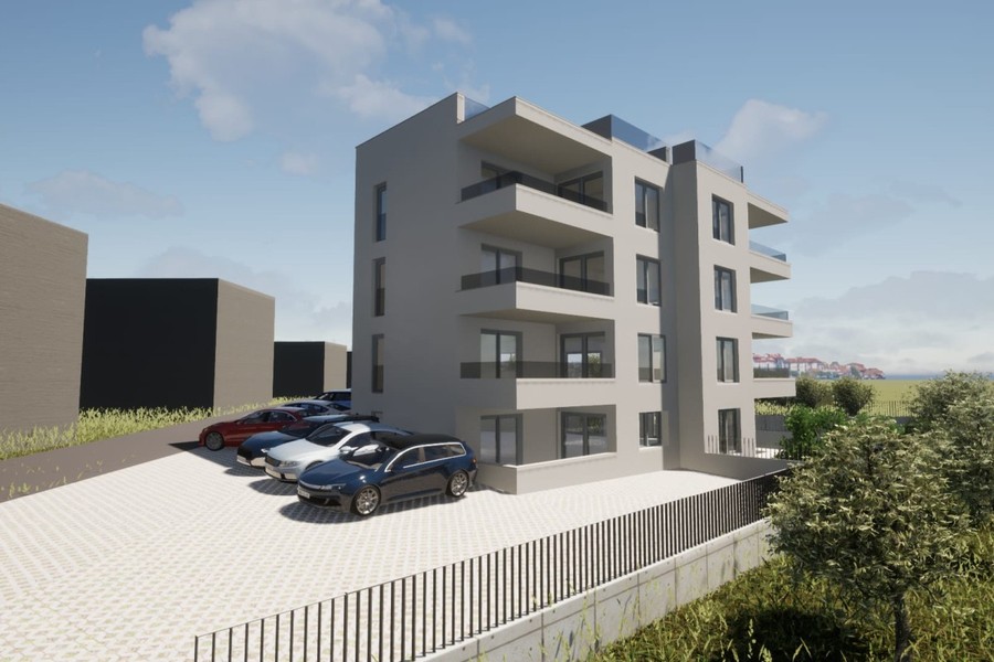 Accès et places de parking à côté de la maison