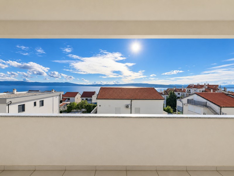 Appartement en duplex avec vue mer à Crikvenica