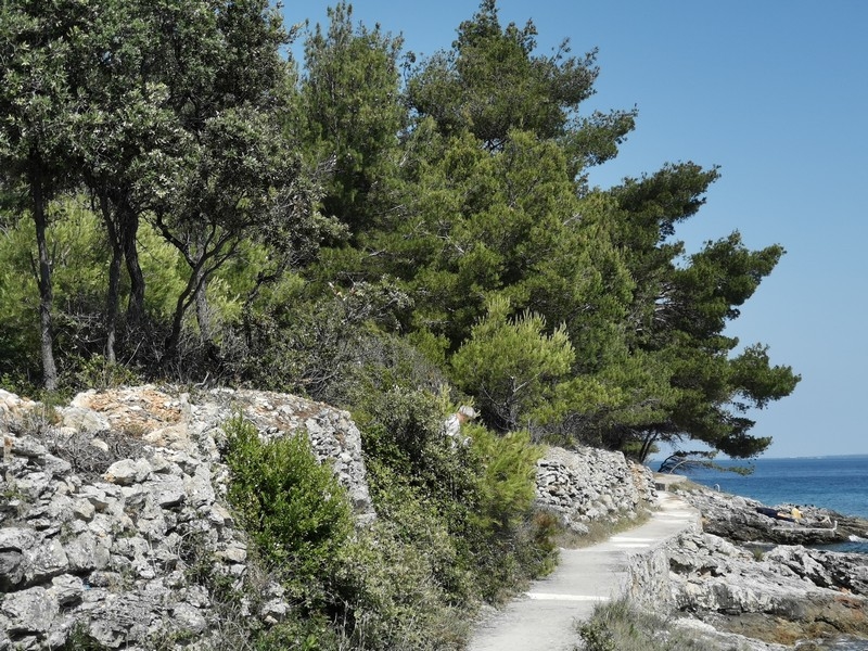 Terrain constructible en bord de mer à vendre - biens immobiliers Croatie.
