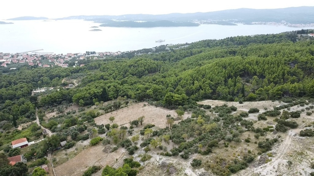 Terrain avec vue mer panoramique à Orebic - Panorama Scouting - G437