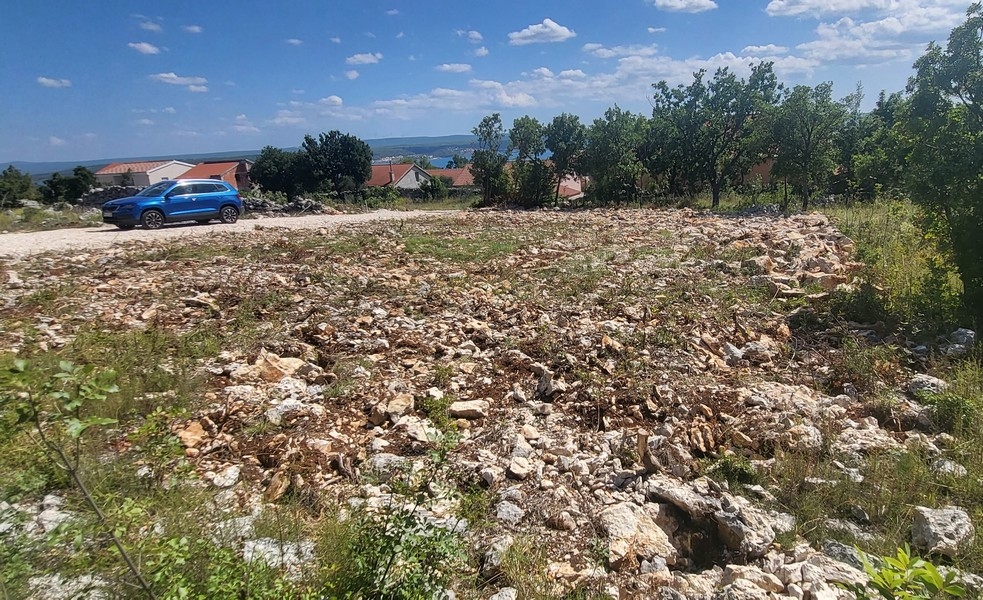 Terrain nivelé en Croatie près de Zadar.
