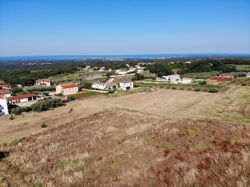 Prise de vue par drone du bien G461 en Istrie à Kastelir.