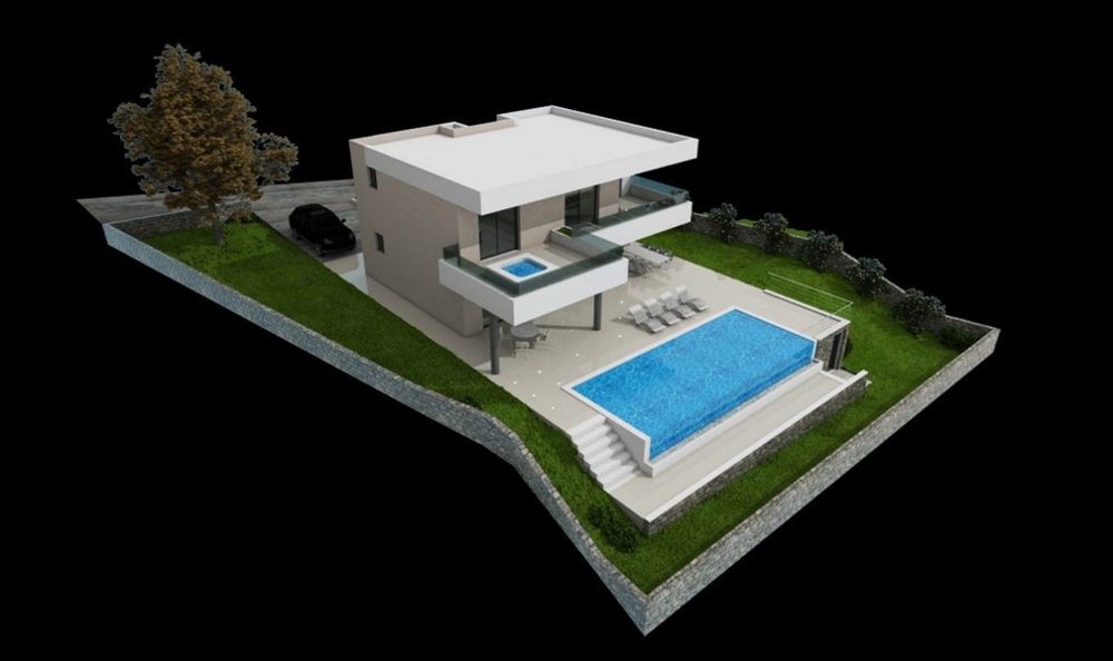 Terrain constructible à vendre dans la région de Trogir, Croatie.
