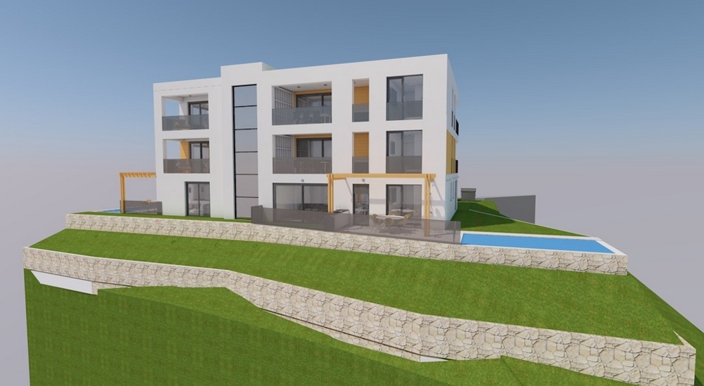 Immeuble de 5 appartements à vendre près d'Icici en Croatie.