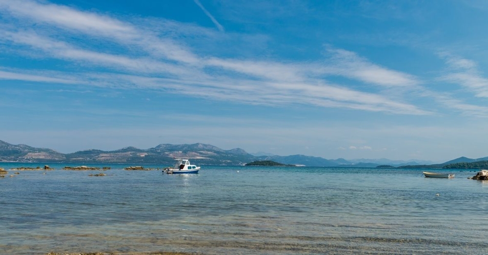 Biens en bord de mer en Croatie.