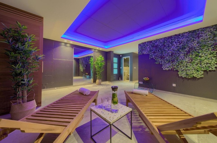 Baignoire îlot avec vue