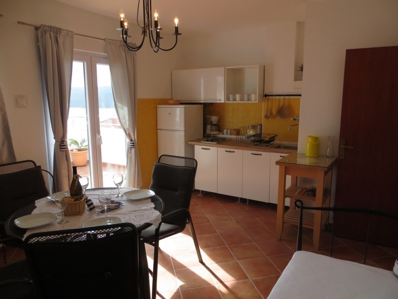 Un canapé-lit de la maison en Croatie