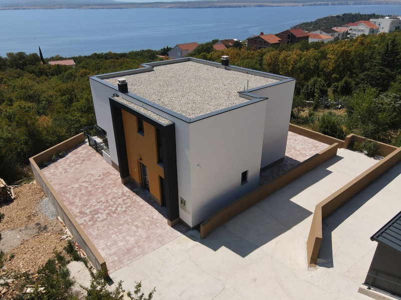 Maison à Dramalj vue du côté mer avec vue sur le golfe du Kvarner - H2197