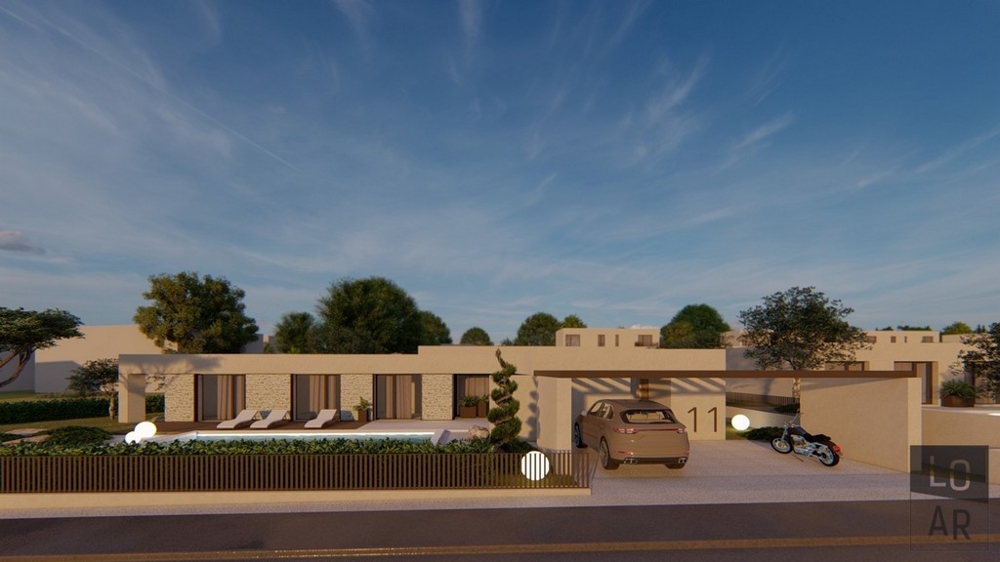 Visualisation de l'accès avec numéro de maison sur le mur