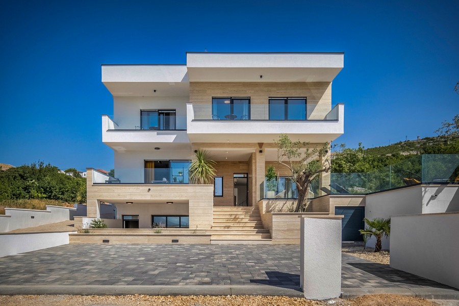 Villa moderne en Croatie avec vue mer