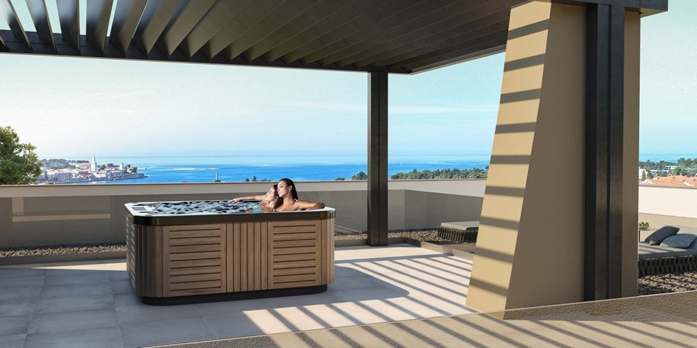 Toit-terrasse de la villa H2440 en Istrie - Panorama Scouting.