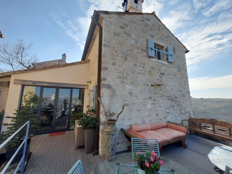 Terrasse avec vue mer