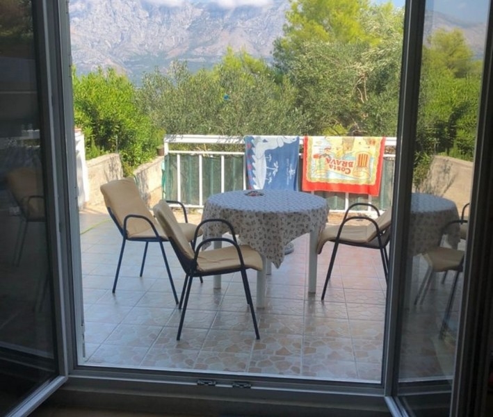 Terrasse à l'étage.