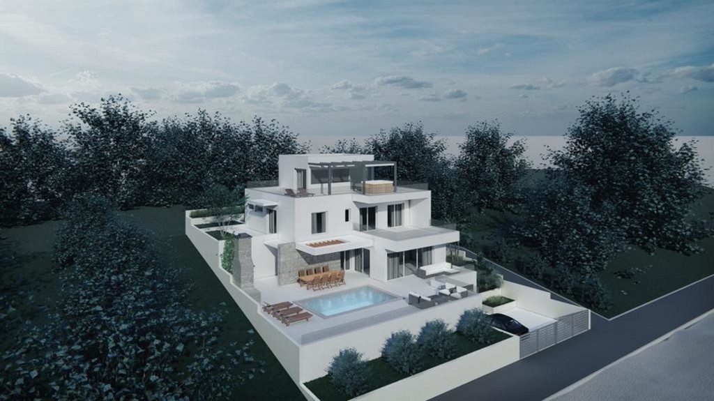 Villa avec garage et places de stationnement