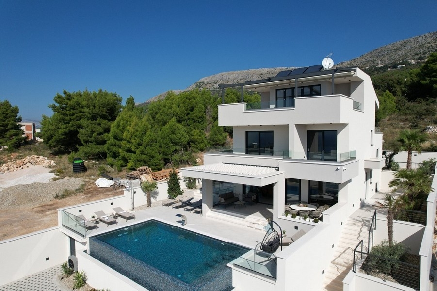 Gros œuvre de la villa H2679 près de Split en Croatie - Panorama Scouting Immobilier.