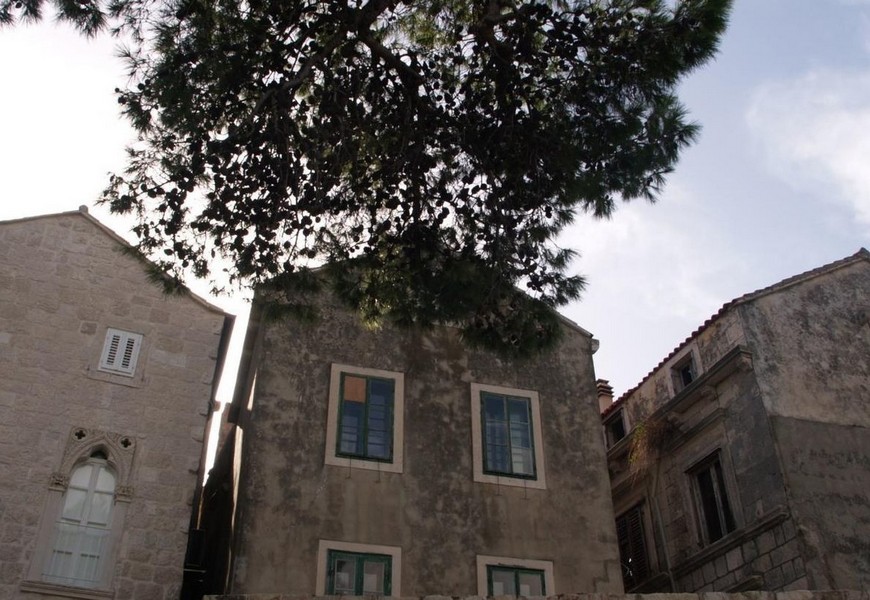 Maison au centre de la vieille ville de Korcula en Croatie - Panorama Scouting.