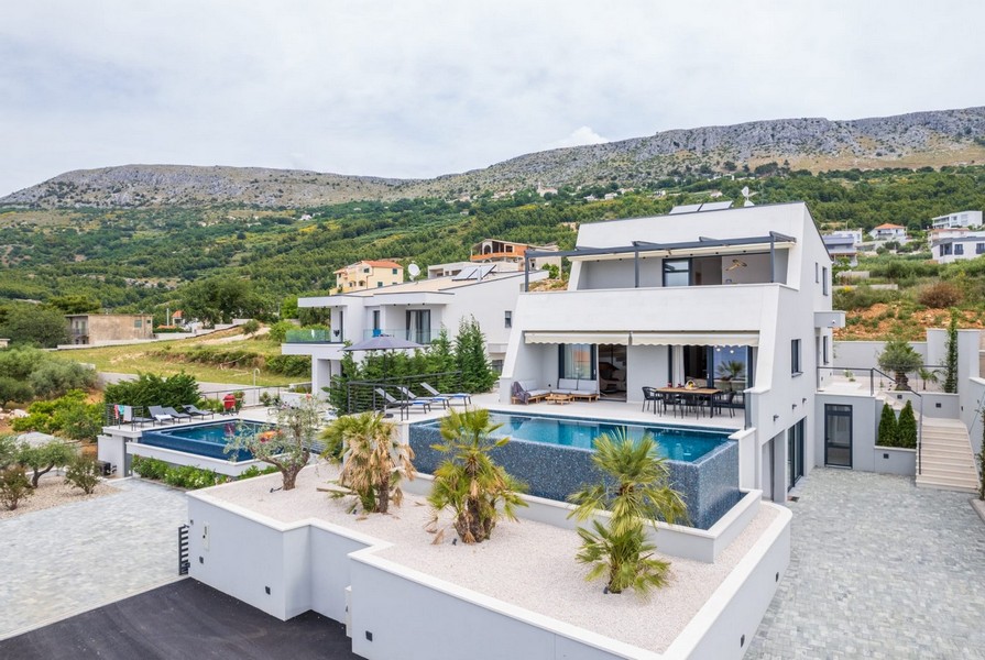 Villa de luxe moderne avec belle vue mer, Split, Croatie - Panorama Scouting.