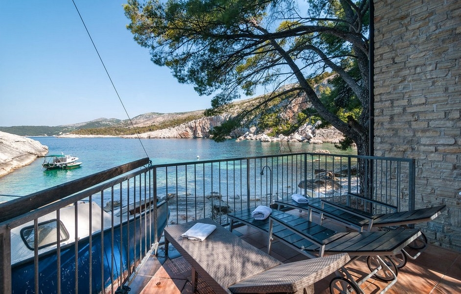 Maison avec superbe vue mer panoramique - île de Hvar