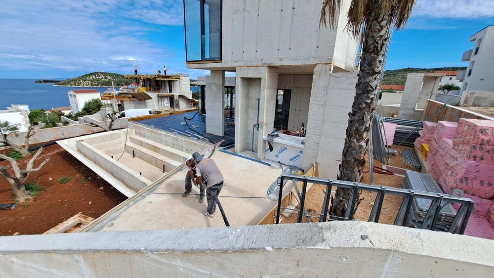 Villa neuve avec vue mer à vendre en Croatie - agent immobilier : Panorama Scouting.