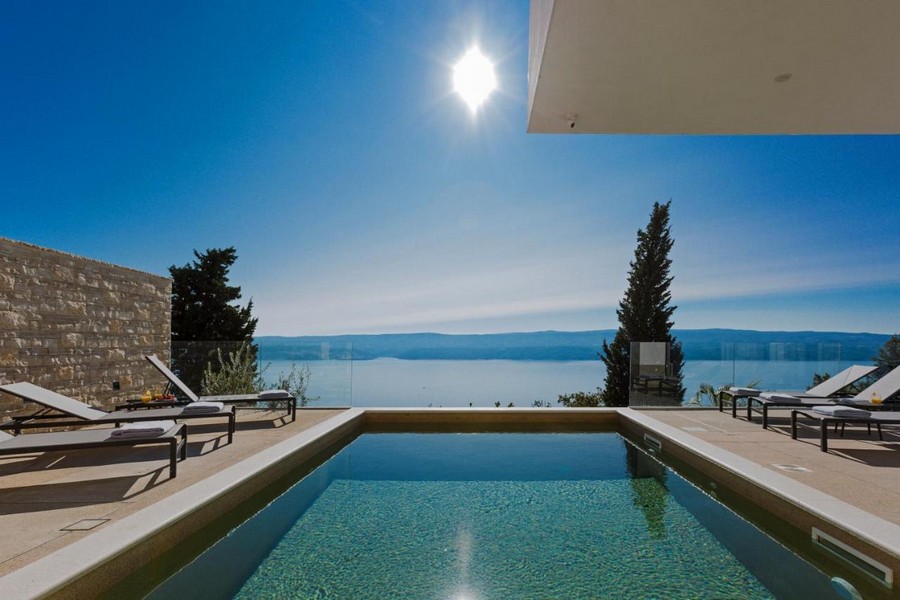 Villa avec piscine à vendre à Omis, Croatie - Panorama Scouting H3389.