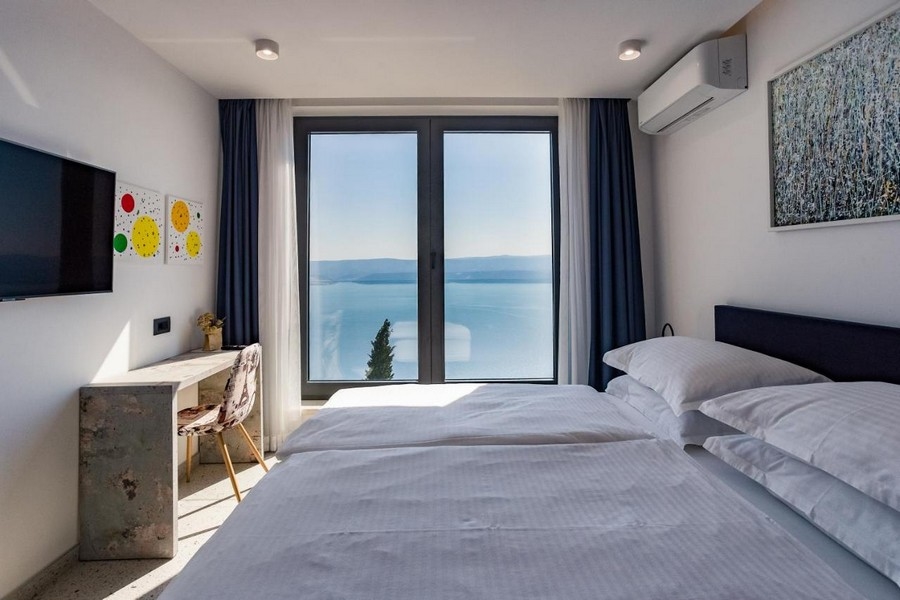 Dormir avec vue mer - magnifique vue depuis la chambre du bien H3389.