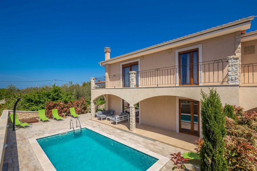 Maison jumelée à vendre sur l'île de Krk en Croatie - Panorama Scouting H3409.
