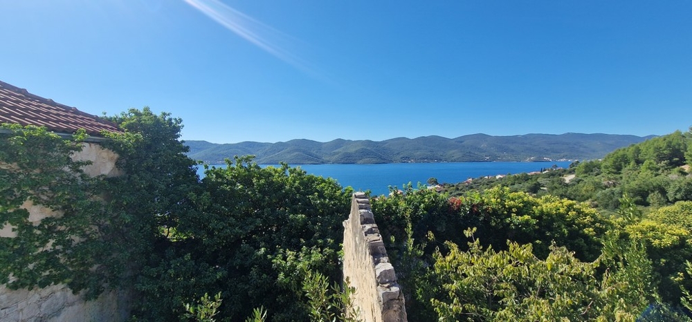 Maison en pierre avec vue mer à vendre Croatie - Panorama Scouting H3442.