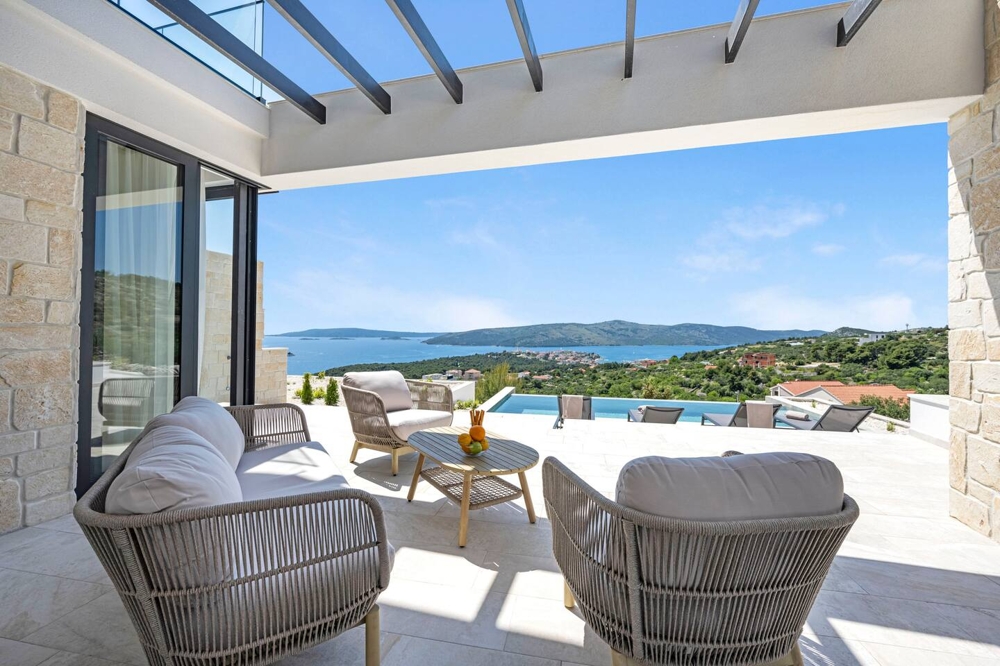 Villas modernes en Dalmatie.
