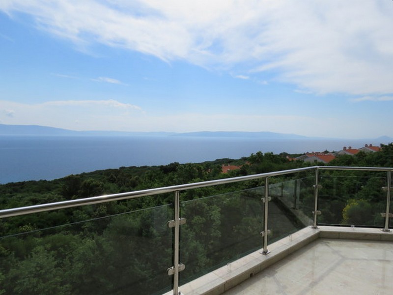 Vue mer depuis la terrasse supérieure.