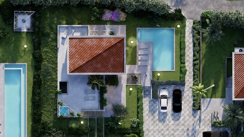 Villa attrayante avec piscine en Croatie sur l'île de Krk à vendre.