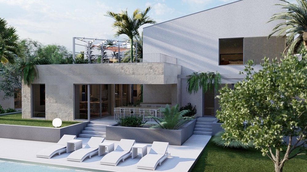 Villa moderne avec piscine et terrasse