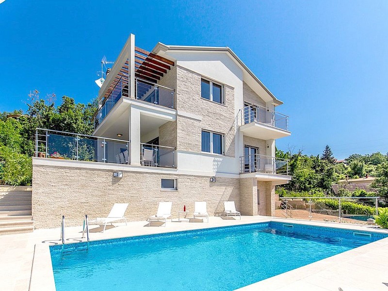 Villa en Croatie à Icici près d'Opatija, golfe du Kvarner.