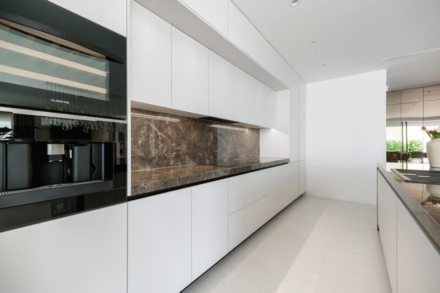 Cuisine design avec équipement haut de gamme