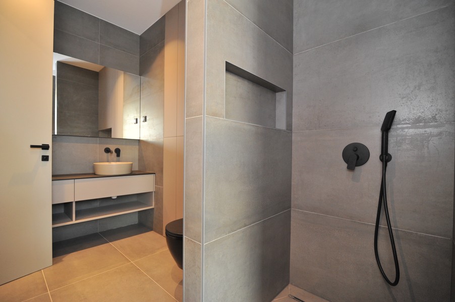 Salle de bains avec douche élégante