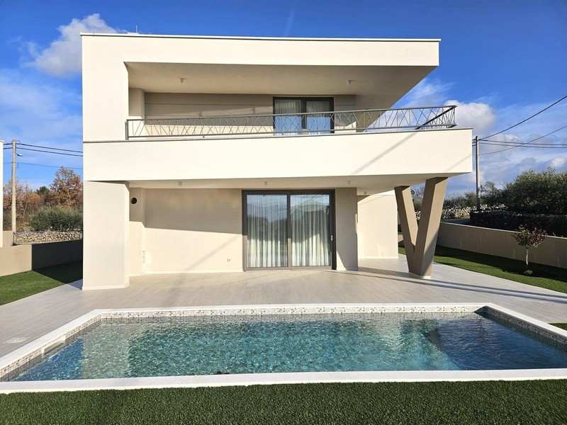 Villa moderne avec piscine à vendre île de Krk, Croatie - Panorama Scouting.