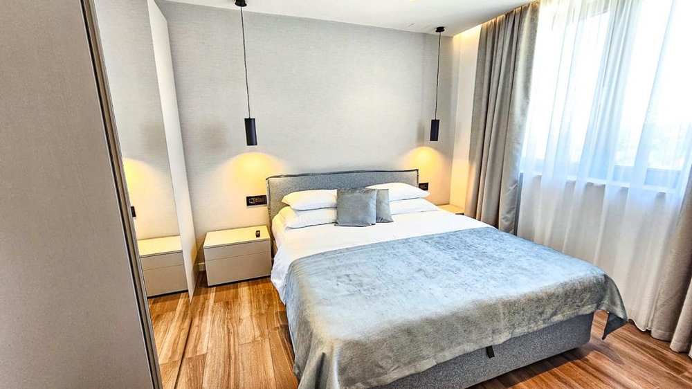Chambre lumineuse au design moderne