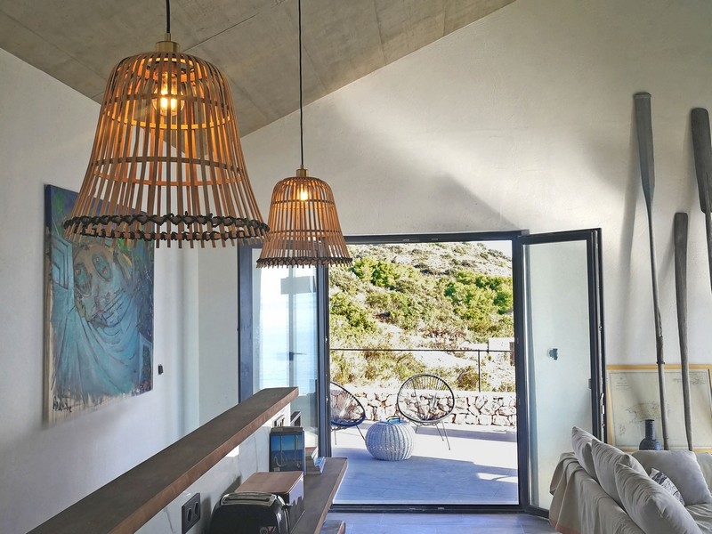 Chambre avec vue mer et accès au balcon