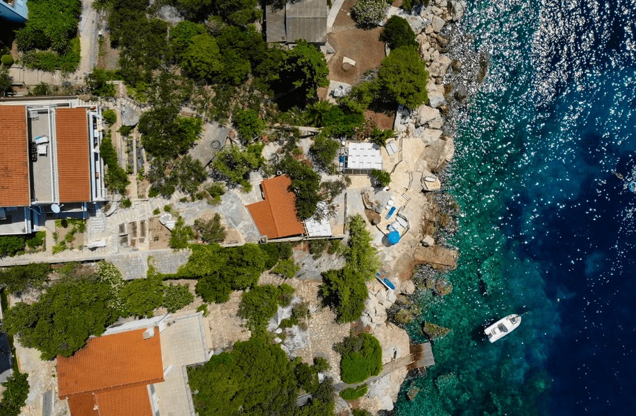 Maison en première ligne de mer à vendre en Croatie - Panorama Scouting H3661.