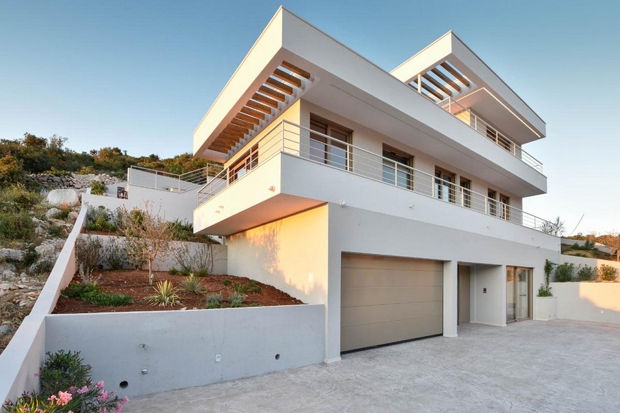 Villa moderne avec garage à vendre en Croatie - Panorama Scouting.