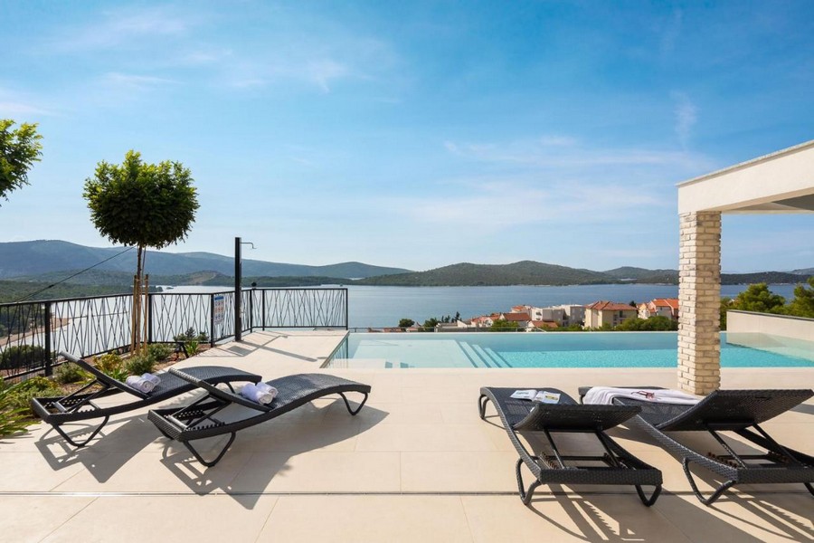 Biens immobiliers avec vue mer Croatie.