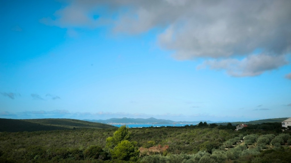 Vue mer de la villa H3691, vendue près de Zadar.