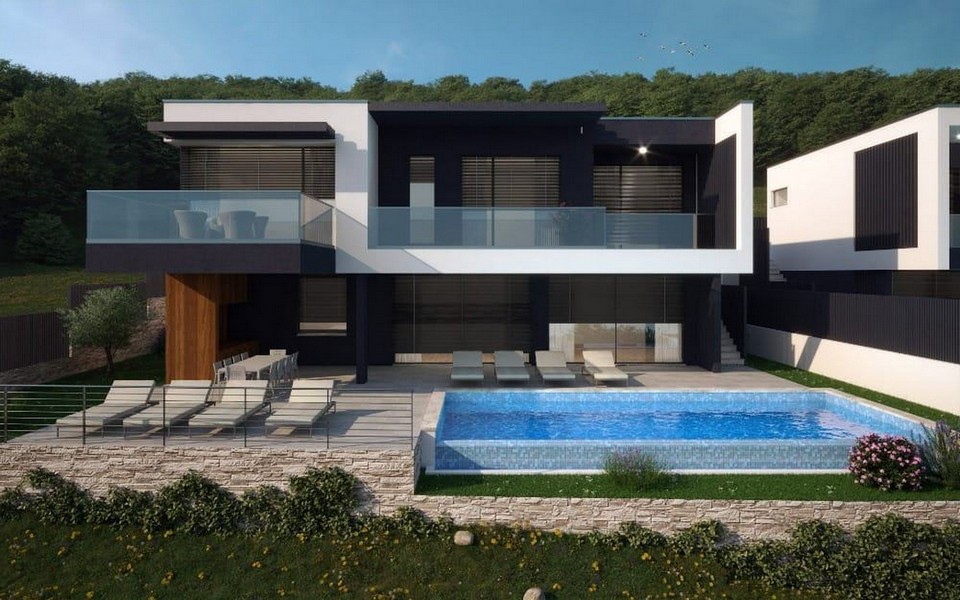 Villa de luxe avec piscine à vendre en Croatie - Panorama Scouting H3719.