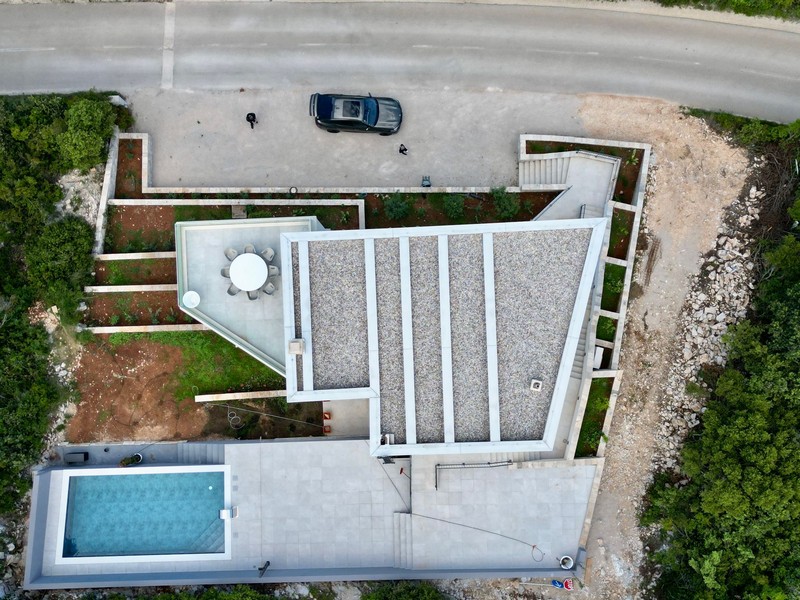 Prise de vue par drone du bien H3727 en Croatie.