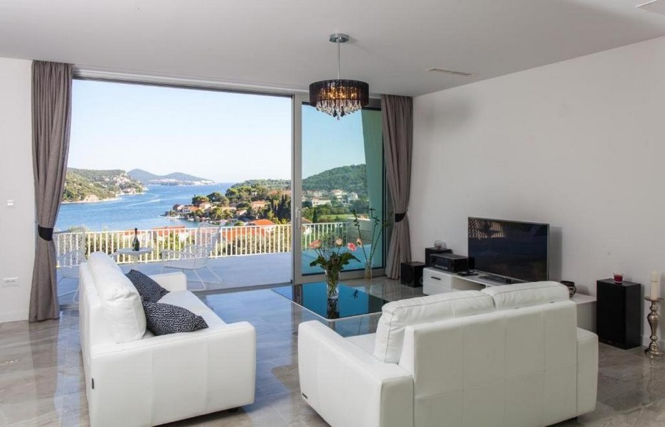 Séjour avec magnifique vue mer panoramique près de Dubrovnik